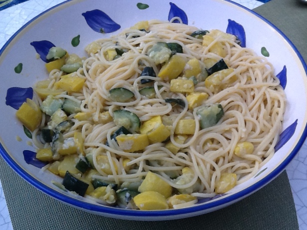 zucchini pasta in dish 2