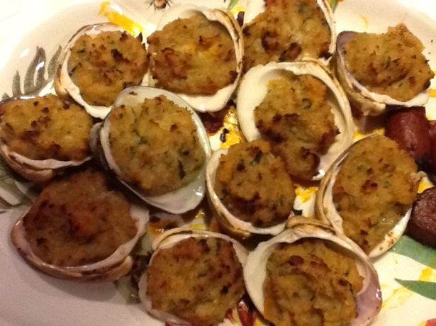 clams plated